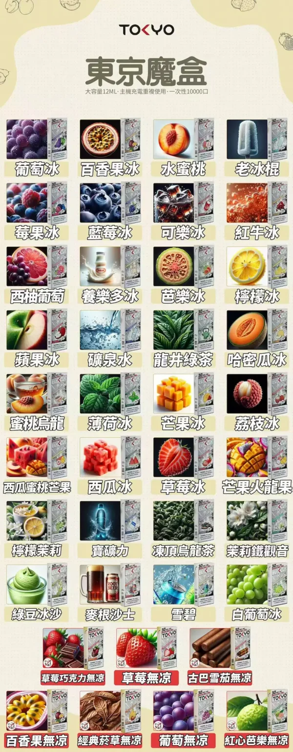 【台灣現貨秒發】TOKYO MOHOO BOX 東京魔盒 10000口專用煙彈 12ml巨量裝 30mg/ml尼古丁鹽【買三盒煙彈加150贈主機】