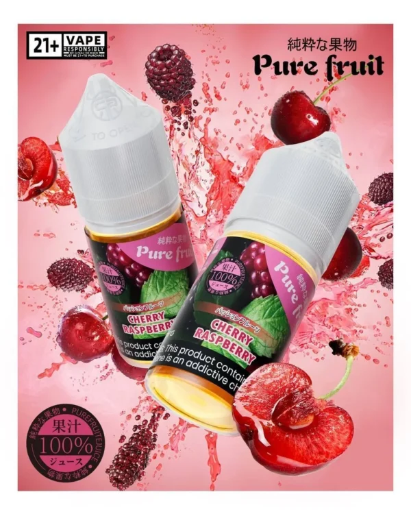 1783411014417.webp 【台灣現貨】Pure Fruit 純粹果物 煙油 30mL 日本原裝進口 清爽順喉不膩口 現榨果汁感
