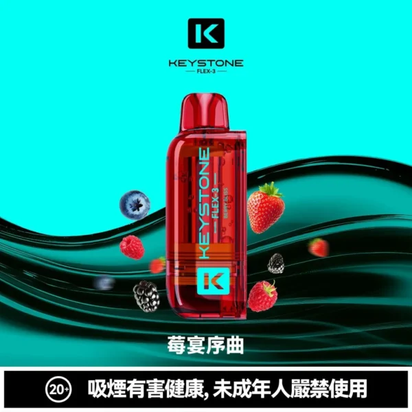 254669948fc6dd49f03869c04236df77-1024x1024.jpg.webp 【台灣現貨秒發】KEYSTONE 鑰石 FLEX-3 25000口大容量拋棄式電子煙 1100mAh支援Type-C充電 Mesh網狀芯【買一盒煙彈送主機】