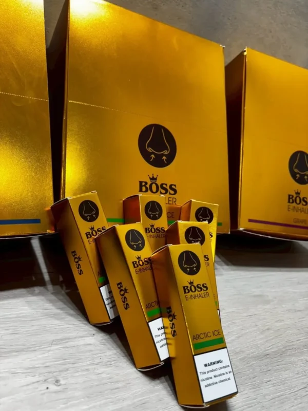 【台灣現貨秒發】BOSS 泰國 金磚鼻通器 暢通呼吸 1000口清新提神霧化鼻吸棒