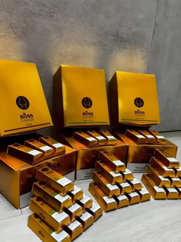 【台灣現貨秒發】BOSS 泰國 金磚鼻通器 暢通呼吸 1000口清新提神霧化鼻吸棒