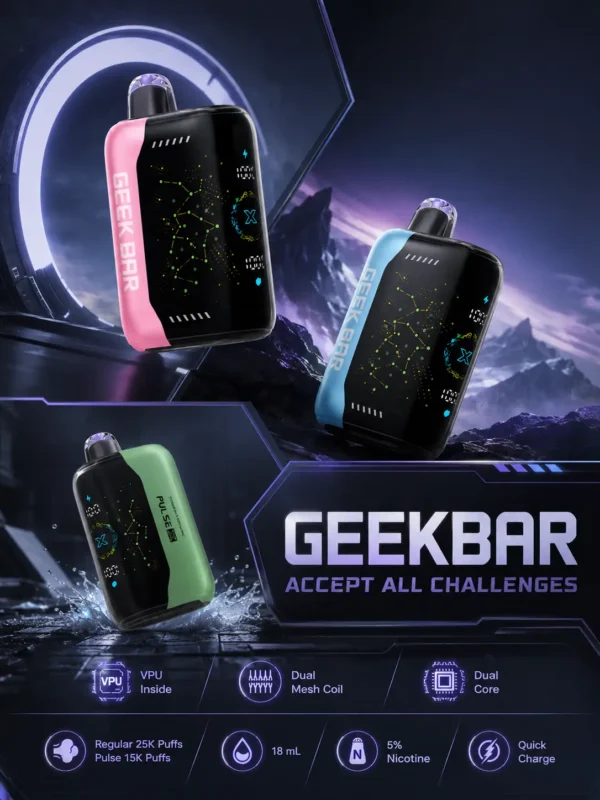 ChatGPT-Image-2026年8月31日-上午02_14_06.webp 【台灣現貨】GEEK BAR Pulse X 星空系列 25000口 拋棄式電子煙 18ml巨量裝 5%尼古丁鹽強勁擊喉【買5贈1】