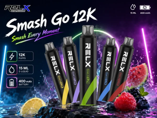 ChatGPT-Image-2026年8月31日-上午04_15_34.webp 【台灣現貨秒發】RELX Smash Go 12000口 拋棄式電子煙 15ml澎湃大容量 防乾燒技術 400mAh穩壓
