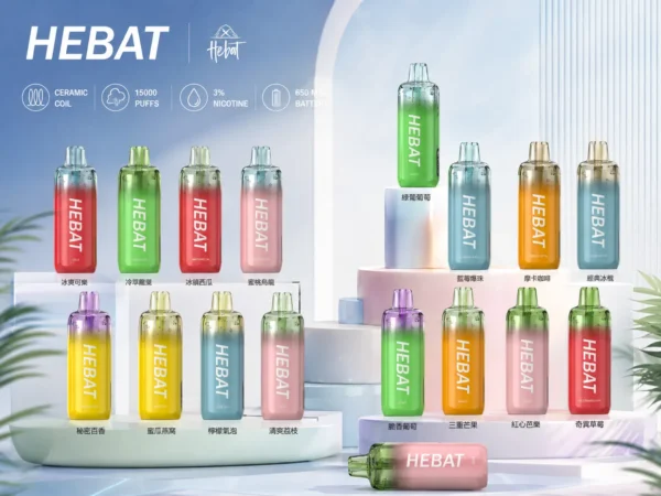 ChatGPT-Image-2026年8月31日-下午10_10_55.webp 【台灣現貨】Hebat 喜貝 15000口 拋棄式電子煙 650mAh極速快充 穩壓續航細膩霧化 3%尼古丁鹽