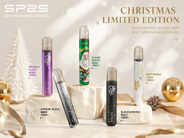 ChatGPT-Image-2026年9月2日-下午10_26_01.webp 【台灣現貨】SP2S 聖誕限定 國際版 一代通用主機 鹿頭雪花立體浮雕 Type-C閃充 完美兼容一代煙彈