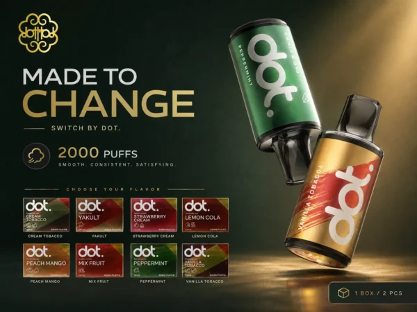 【台灣現貨秒發】DOT switch 佩特里 專用煙彈 兩顆裝 專用佩特里主機 Mesh霧化芯極致口感【買3贈送主機】
