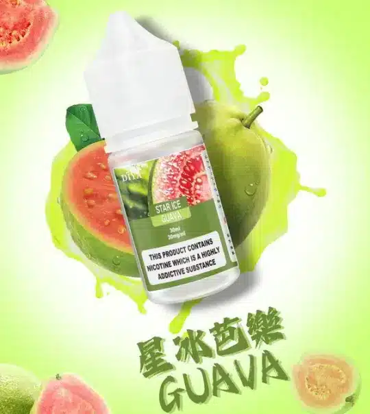DIYA-煙油-30m-l-POD-專用-台灣-星冰芭樂.webp 【台灣現貨】DIYA 叮啞 尼古丁鹽煙油 30ml巨量裝 防嗆順口配方 多口味注油小煙通用【買5瓶送MKG主機】