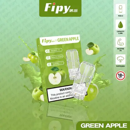 【全台現貨秒發】Fipy 果派 一代通用煙彈 2.2ml大容量 頂級陶瓷芯 3%尼古丁鹽爆汁口感【買三贈主機】