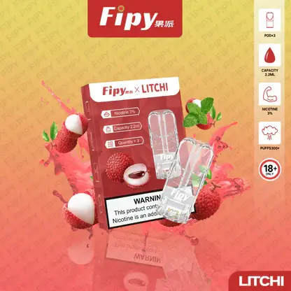 【全台現貨秒發】Fipy 果派 一代通用煙彈 2.2ml大容量 頂級陶瓷芯 3%尼古丁鹽爆汁口感【買三贈主機】