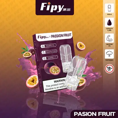 【全台現貨秒發】Fipy 果派 一代通用煙彈 2.2ml大容量 頂級陶瓷芯 3%尼古丁鹽爆汁口感【買三贈主機】