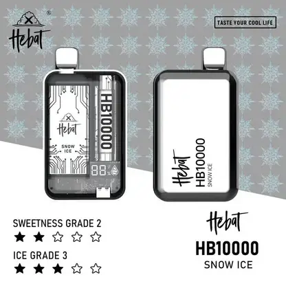 【全台現貨速發】Hebat 喜貝 10000口拋棄式電子煙 LED螢幕顯示 15ml油量 支援Type-C快充