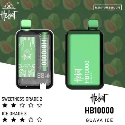 【全台現貨速發】Hebat 喜貝 10000口拋棄式電子煙 LED螢幕顯示 15ml油量 支援Type-C快充