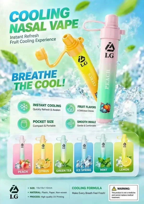 I.G夏威夷鼻通產品規格-鼻吸薄荷棒-6-scaled-1.webp 【台灣現貨秒發】I.G 夏威夷 鼻通 涼感提神鼻吸薄荷棒 1000口隨身必備