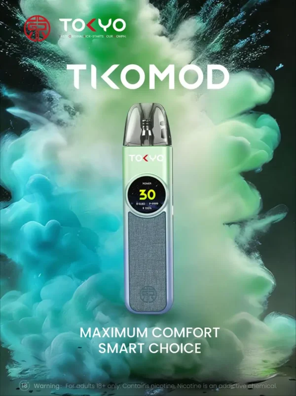 【全台現貨】Tokyo 東京帝刻 注油小煙主機 1200mAh整天不斷電 2.0ml極致防漏技術 30W可調瓦
