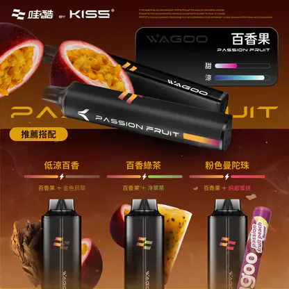 【台灣現貨】WAGOO 哇酷 KIS5 6500口 拋棄式電子煙 升級不漏油結構 順滑擊喉 雙芯混搭多風味