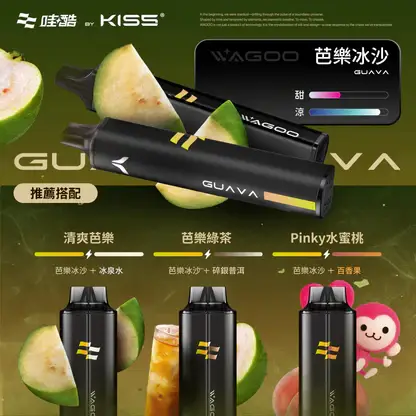 【台灣現貨】WAGOO 哇酷 KIS5 6500口 拋棄式電子煙 升級不漏油結構 順滑擊喉 雙芯混搭多風味