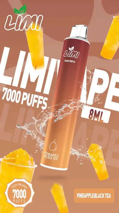 LIMI拋棄式一次性7000口-10.webp 【台灣現貨秒發】LIMI 7000口 拋棄式電子煙 650mAh可充電 冰感水果系列清涼入喉 3.5%強勁擊喉