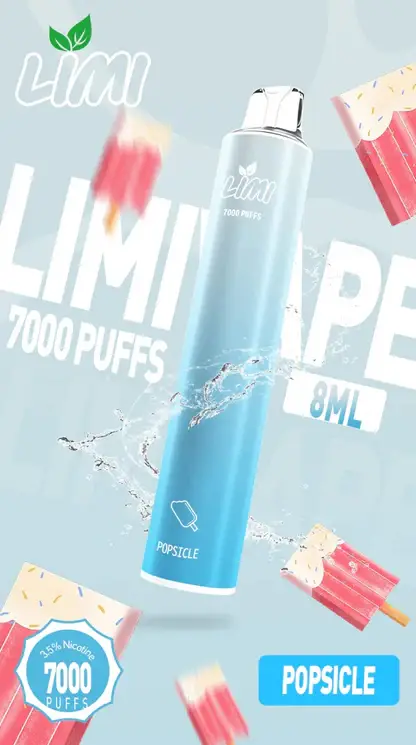 LIMI拋棄式一次性7000口-13.webp 【台灣現貨秒發】LIMI 7000口 拋棄式電子煙 650mAh可充電 冰感水果系列清涼入喉 3.5%強勁擊喉