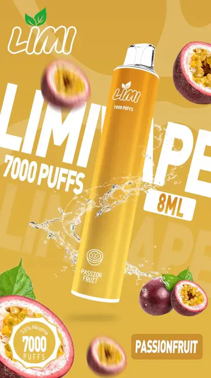 LIMI拋棄式一次性7000口-4.webp 【台灣現貨秒發】LIMI 7000口 拋棄式電子煙 650mAh可充電 冰感水果系列清涼入喉 3.5%強勁擊喉