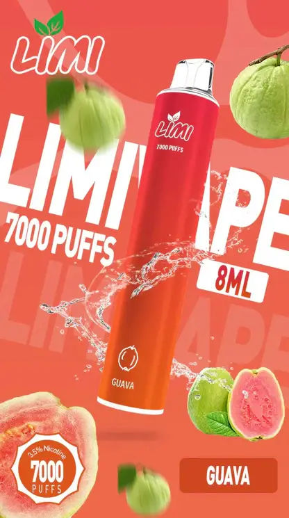 LIMI拋棄式一次性7000口-7.webp 【台灣現貨秒發】LIMI 7000口 拋棄式電子煙 650mAh可充電 冰感水果系列清涼入喉 3.5%強勁擊喉