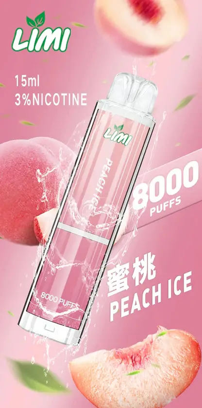 LIMI拋棄式一次性8000口-5.webp 【台灣現貨】LIMI 8000口 拋棄式電子煙 15ml儲油量續航天花板 可充電式設計 3%尼古丁鹽