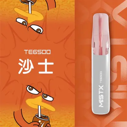 【台灣現貨秒發】Mist X 鴨嘴獸 6500口 拋棄式電子煙 550mAh大電量可充電 2%尼古丁鹽冰爽水果