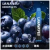 image-286.webp 【台灣現貨】LANA ZOLT 8000口 拋棄式電子煙 15ml煙油 冰感水果系列清爽入喉 可充電式設計