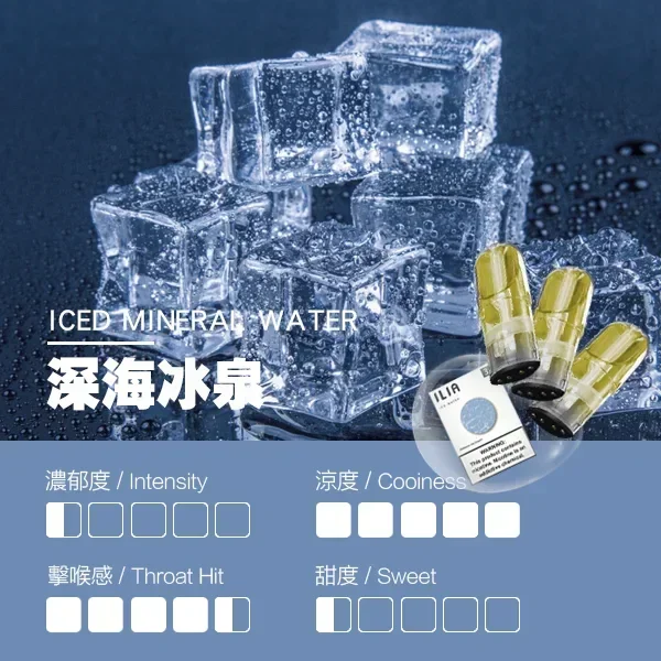 【全台現貨速發】ILIA 哩亞 一代通用煙彈 三顆裝 透明油艙餘量可見 3%尼古丁鹽穩定輸出