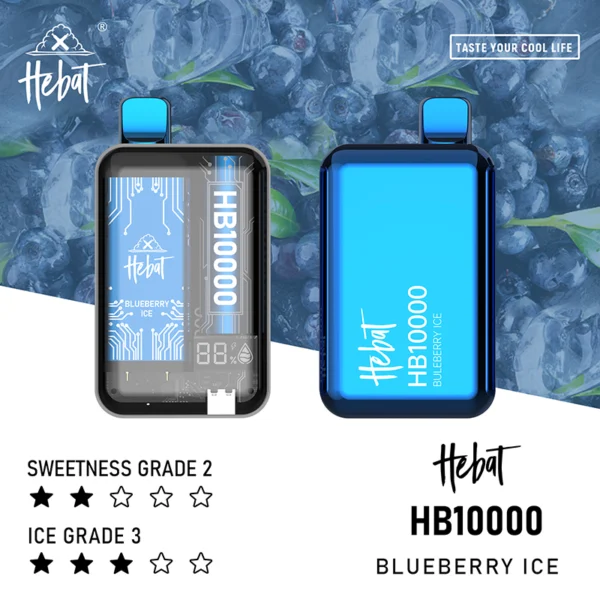 【全台現貨速發】Hebat 喜貝 10000口拋棄式電子煙 LED螢幕顯示 15ml油量 支援Type-C快充