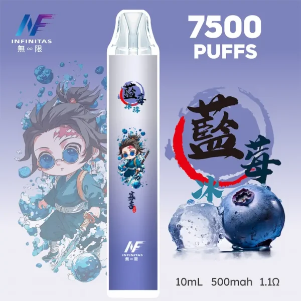 【INF無限-7500口-鬼滅系列-拋棄式】-鬼滅之刃-聯名限定款-7500口-4.webp 【台灣現貨】INF 無限 鬼滅之刃聯名 7500口 拋棄式電子煙 550mAh大容量電芯 10ml大容量煙油