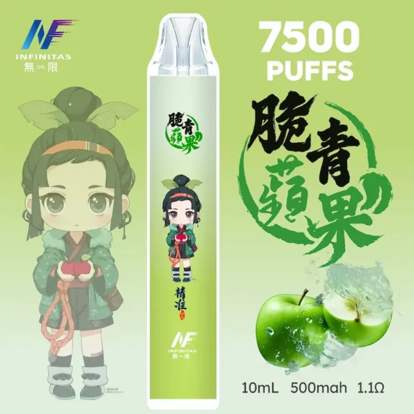 【INF無限-7500口-鬼滅系列-拋棄式】-鬼滅之刃-聯名限定款-7500口-5.webp 【台灣現貨】INF 無限 鬼滅之刃聯名 7500口 拋棄式電子煙 550mAh大容量電芯 10ml大容量煙油